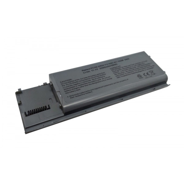 Аккумуляторная батарея для ноутбука Dell PC764 Latitude D620 11.1V Grey 5200mAh OEM 066468