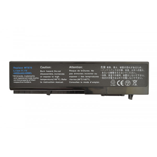 Аккумуляторная батарея для ноутбука Dell RK813 Studio 1435 11.1V Black 4400mAh OEM