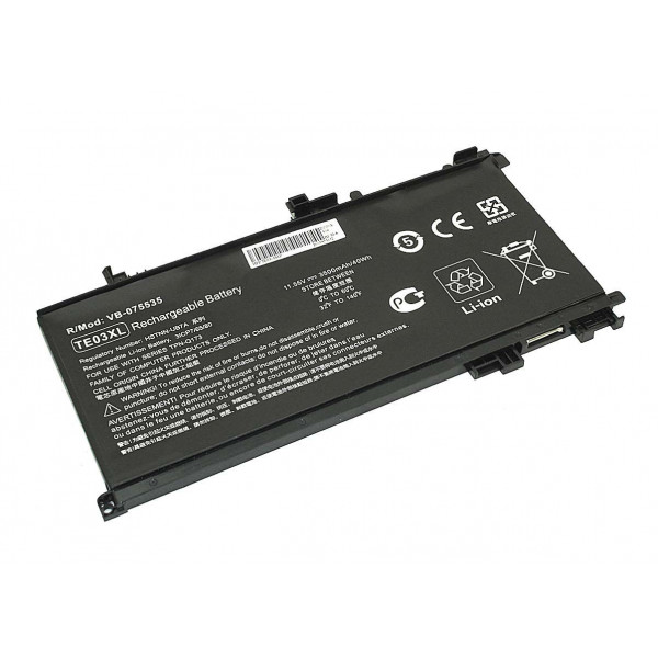 Акумулятор для ноутбука HP TE03 Omen 15-AX 11.55 В чорний 3500 мАг OEM