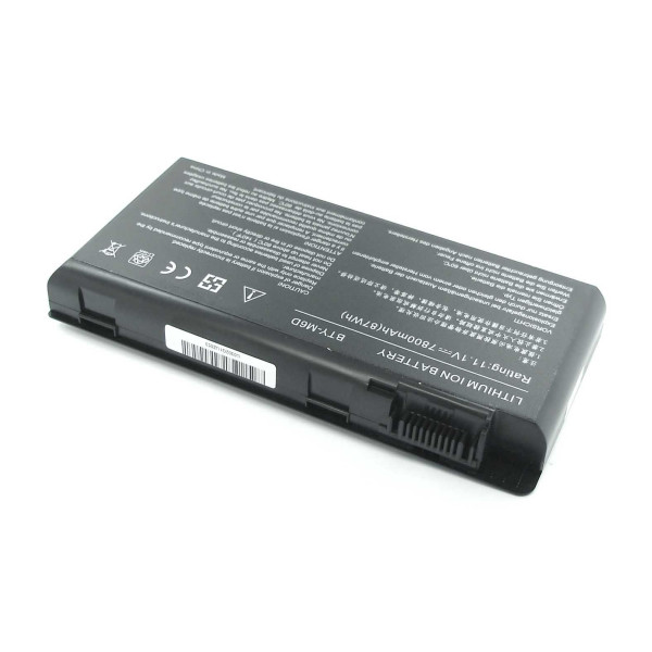 Усиленная аккумуляторная батарея для ноутбука MSI BTY-M6D GT60 11.1V Black 7800mAh OEM 012607