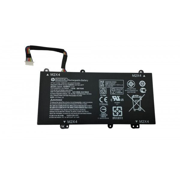 Аккумуляторная батарея для ноутбука HP SG03XL Envy 17 11.55V Black 5150mAh