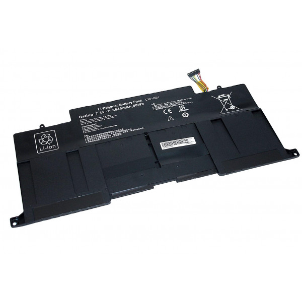 Аккумуляторная батарея для ноутбука Asus C22-UX31 UX31-2S2P 7.4V Black 6840mAh OEM 065065