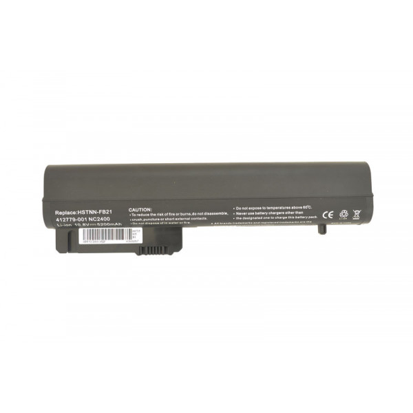 Аккумуляторная батарея для ноутбука HP Compaq EH768AA EliteBook 2530p 10.8V Black 5200mAh OEM 007066