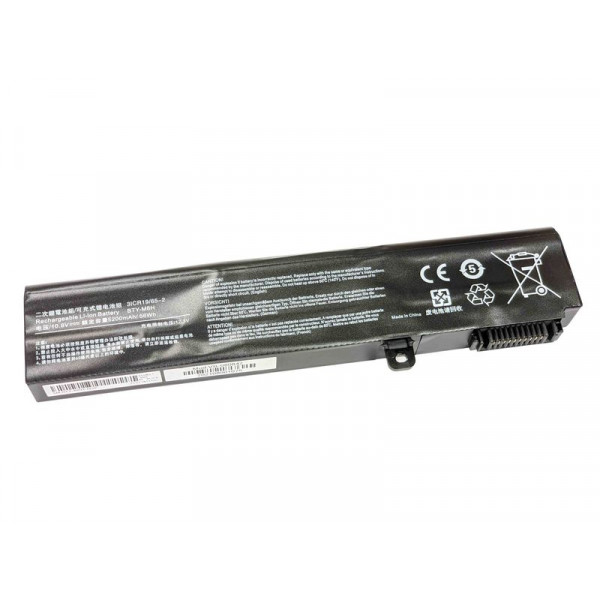 Аккумуляторная батарея для ноутбука MSI BTY-M6H GE62 10.8V Black 5200mAh OEM
