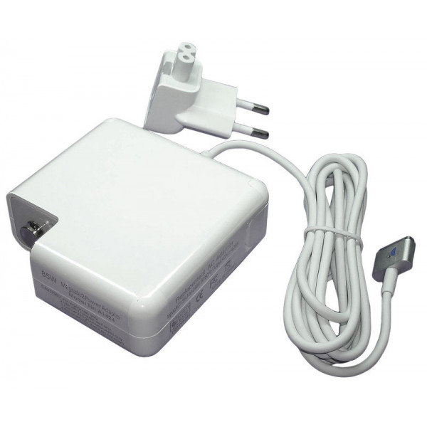 Блок питания для питания для ноутбука Apple 85W 20V 4.25A MagSafe2 A1424, Apple MacBook Pro Retina 15" mid 2015, mid 2014, end 2013, mid 2012. OEM 016072