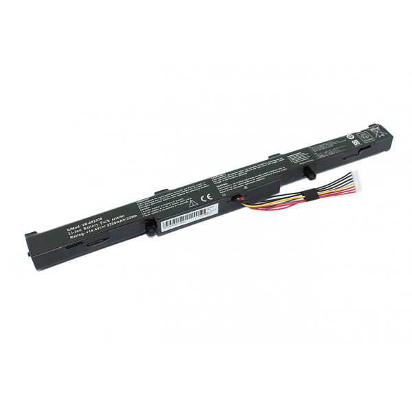 Аккумуляторная батарея для ноутбука Asus A41N1501 GL752JW 14.4V Black 2600mAh OEM