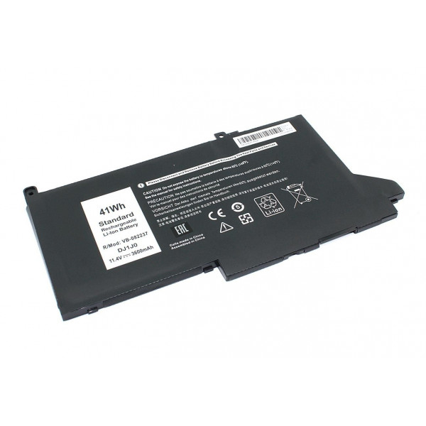 Аккумуляторная батарея для ноутбука Dell DJ1J0 Latitude E7280 11.4V Black 3600mAh OEM 082237