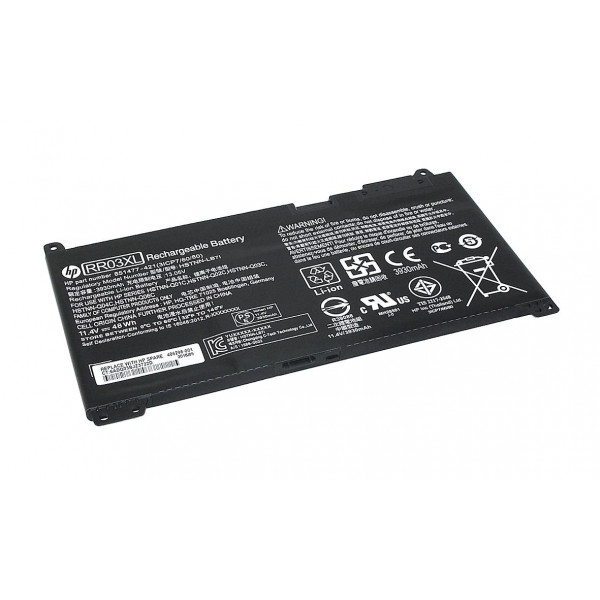 Аккумуляторная батарея для ноутбука HP RR03XL G4 440 11.4V Black 4009mAh Orig 062449