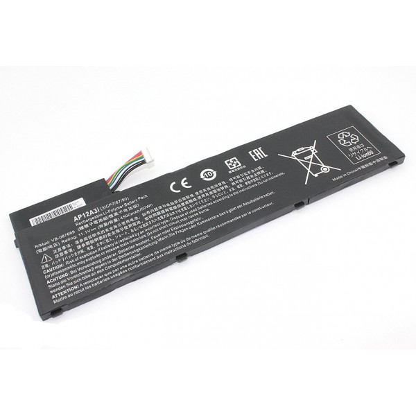 Акумулятор для ноутбука Acer AP12A31 Aspire M3-481 11.1 В чорна 4500 мАг OEM