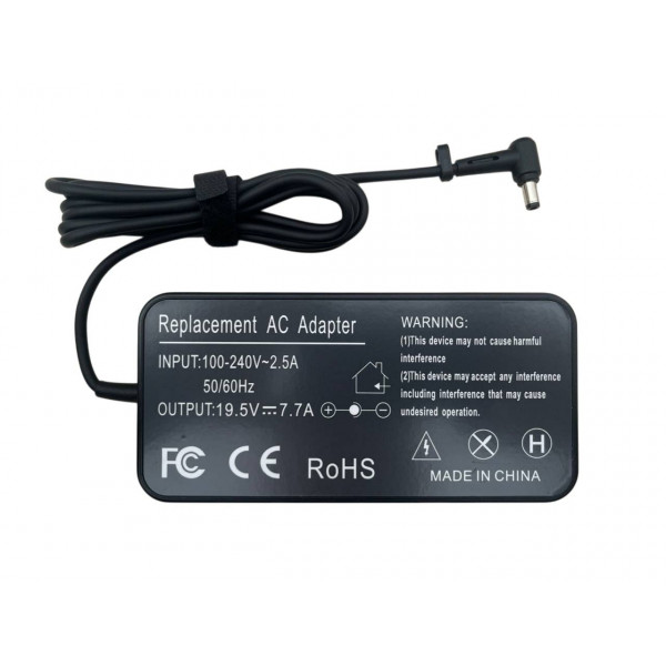 Блок питания для ноутбука Asus 150W 19V 7.7A 5.5x2.5mm slim A17-150P1A OEM 074430