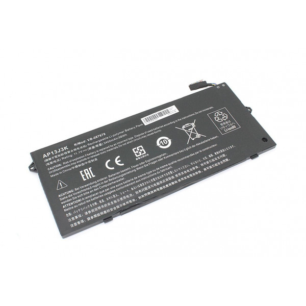 Аккумуляторная батарея для ноутбука Acer AP13J3K Chromebook 11 C720 11.1V Black 3400mAh OEM 087679