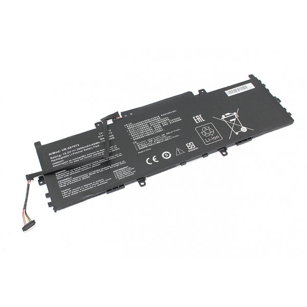 Аккумуляторная батарея для ноутбука Asus C41N1715 Zenbook U3100FN 15.2V Black 3000mAh OEM 087672
