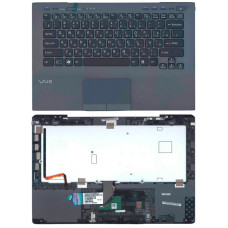 Клавиатура для ноутбука Sony Vaio (VPC-SB) Black, (Gray TopCase), RU