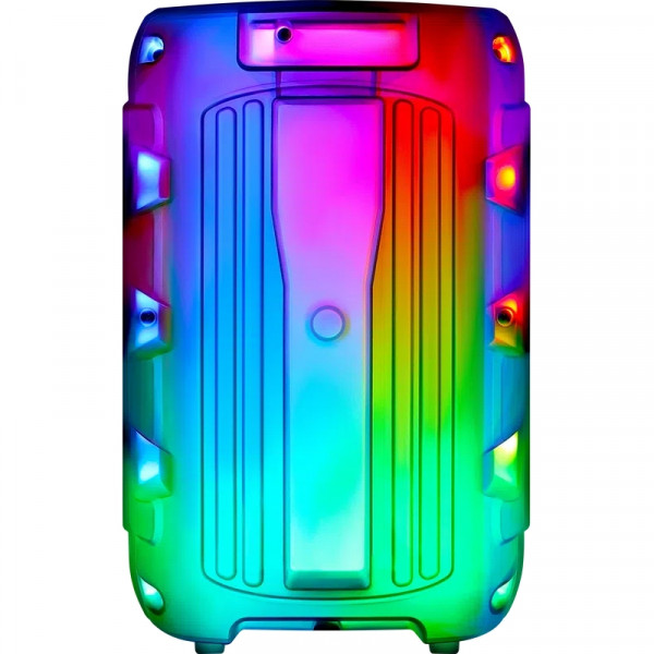 Акустична система 1.0 Boomer 12, 15Вт, Bluetooth/FM/USB/LED/AUX чорна