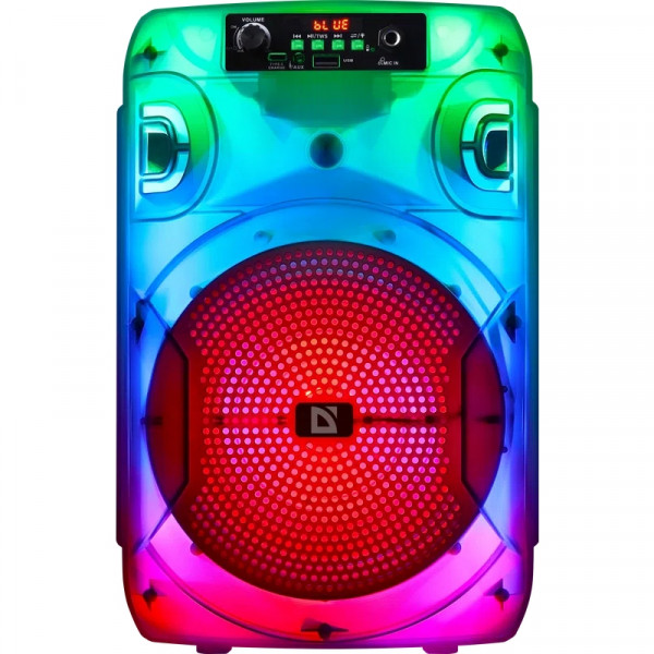 Акустична система 1.0 Boomer 12, 15Вт, Bluetooth/FM/USB/LED/AUX чорна