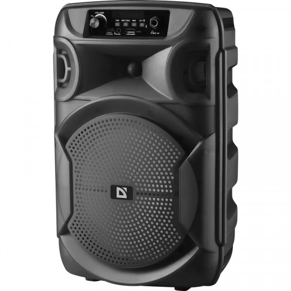 Акустична система 1.0 Boomer 12, 15Вт, Bluetooth/FM/USB/LED/AUX чорна