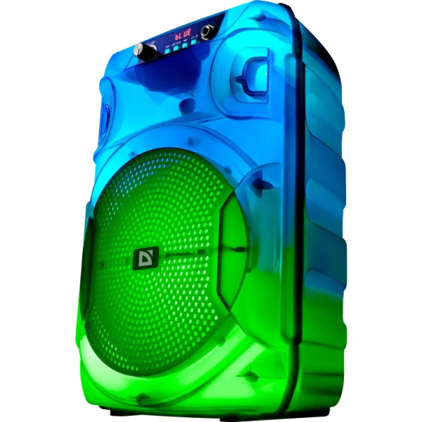 Акустична система 1.0 Boomer 12, 15Вт, Bluetooth/FM/USB/LED/AUX чорна
