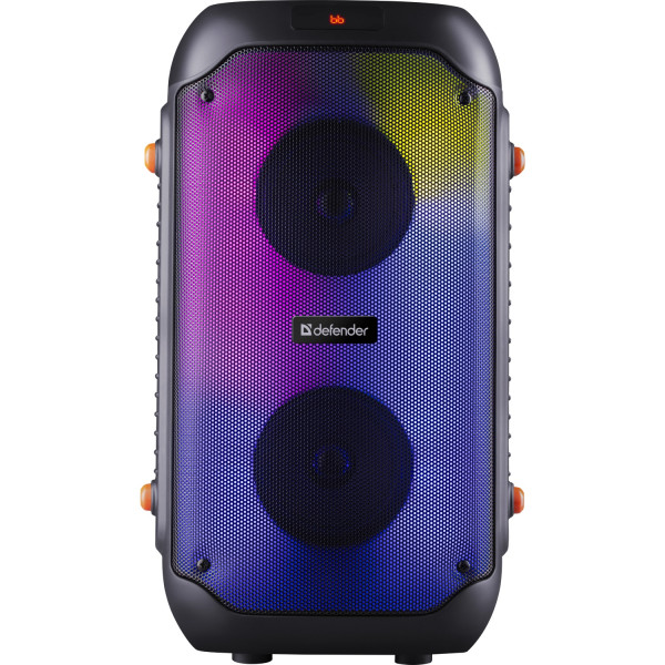 Акустична система 2.0 Defender Boomer 25, 25Вт RGB/BT/FM/USB/TF/AUX/MIC, чорна