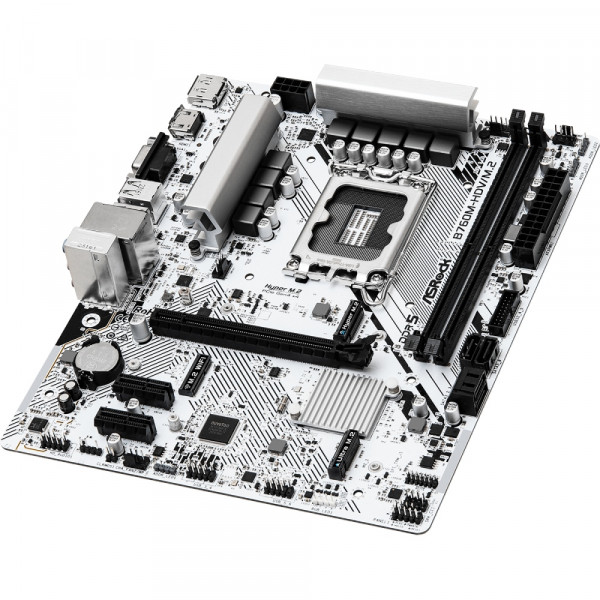 ASRock B760M-HDV/M.2 (1700/B760, 2*DDR5, 1xPCIex16, 4xSATAІІІ, 2xM.2, 2.5GLan, 7.1ch, mATX)