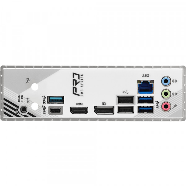 AsRock B860M Pro RS (1851/B860, 4*DDR5, PCIex16, HDMI/DP, 4xSATA, 3xM.2, 2.5Glan, 7.1ch, mATX)