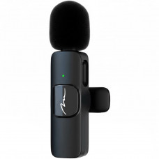 Бездротовий петличний мікрофон Media-Tech USB-C/Lightning 2-Pack Micro-Mic Duo MT416 Black