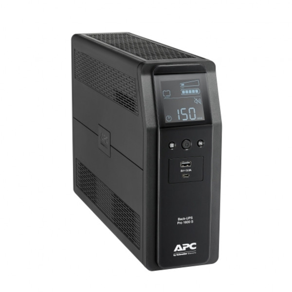ДБЖ APC Back UPS Pro BR 1600VA, Sinewave,8 Outlets, AVR, LCD interface