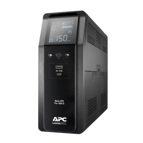 ДБЖ APC Back UPS Pro BR 1600VA, Sinewave,8 Outlets, AVR, LCD interface