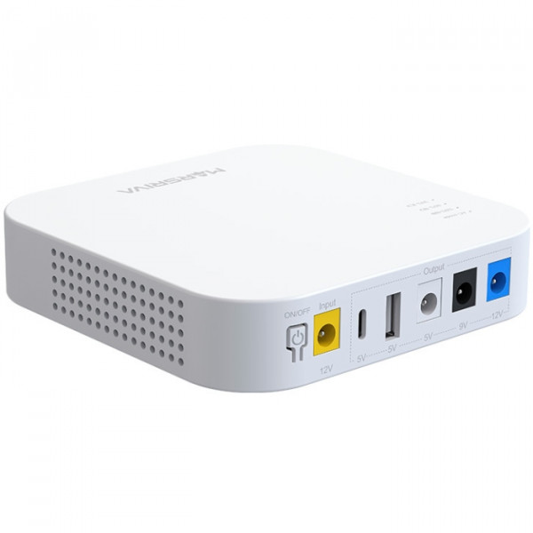 ДБЖ Marsriva DC Router UPS KP4 Max 3xDC+USB+USB-C OUT, 5V/9V/12V 18W 20000 mAh (74Wh) Li-Ion