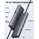 Док-станція USB3.1 Type-C -> HDMI 4K30Hz/VGA/USB 3.0х3/RJ45/SD/TF/PD/3,5мм TRRS 100W 10-in-1 CM498