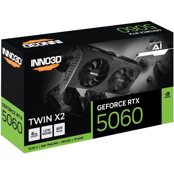 GeForce RTX5060 Inno3D TWIN X2, 8GB GDDR7, 128bit, PCI Express 5.0
