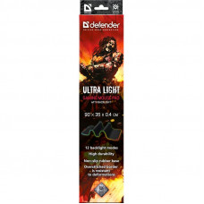 Ігрова поверхня Defender Ultra Light RGB, 900*350*4мм