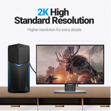 Кабель DVI-D 24M - 24M, 3.0м, 2K 60Hz, Gold-Plated, PVC Vention