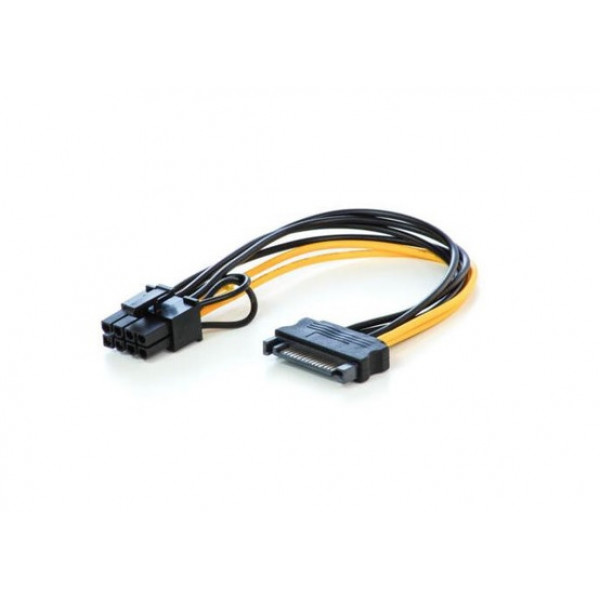 Кабель живлення для відеокарти 6/8-pin to SATA M, 0.2м
