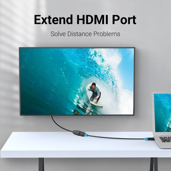 Кабель HDMI M - F (подовжувач), 1.0 м, V2.0, 4K 60Hz PVC Vention
