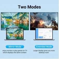 Кабель HDMI M - F (подовжувач), 1.0 м, V2.0, 4K 60Hz PVC Vention