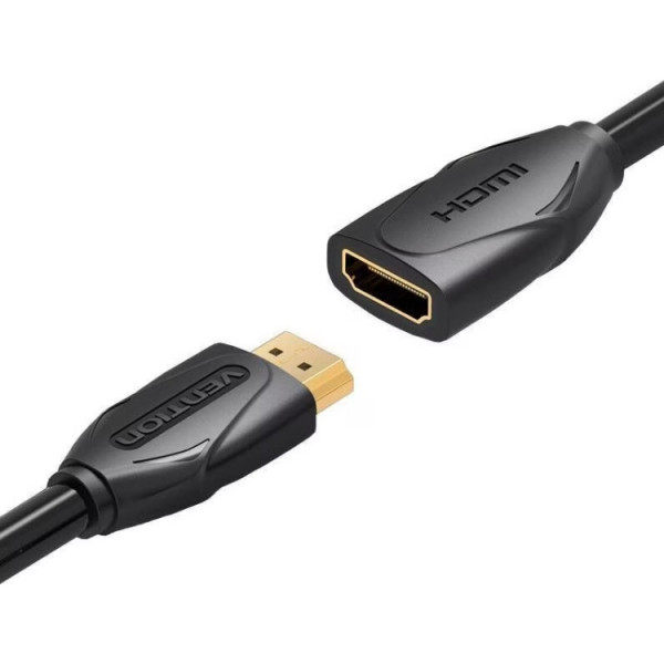 Кабель HDMI M - F (подовжувач), 1.0 м, V2.0, 4K 60Hz PVC Vention