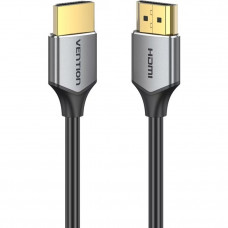 Кабель HDMI M - M, 1.5 м, V2.0, 4K 60 Гц, Aluminum Alloy, Ultra Thin, Vention