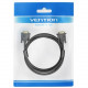 Кабель VGA 15M-15M, 1.0м, з ферритами, чорний Vention