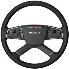 Кермо MOZA Racing TSW Truck 40cм.,14 кн. RGB, чорне