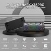 Клавіатура ігрова механічна Attack Shark X85PRO 82кл. RGB, Wireless, Moonlit Night