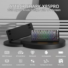 Клавіатура ігрова механічна Attack Shark X85PRO 82кл. RGB, Wireless, Moonlit Night