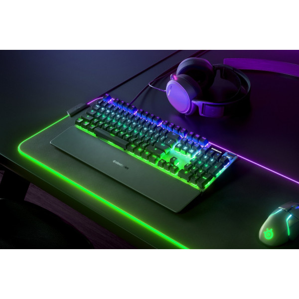 Клавіатура ігрова механічна SteelSeries Apex 7 (Blue Switch) UA OLED Smart Display