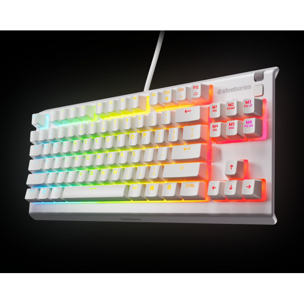 Клавіатура ігрова SteelSeries Apex 3 TKL UA White