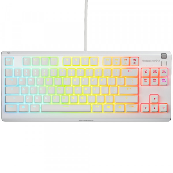 Клавіатура ігрова SteelSeries Apex 3 TKL UA White