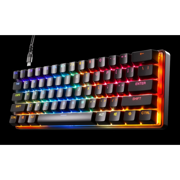 Клавіатура ігрова SteelSeries Apex Pro Mini HyperMagnetic Switches, OmniPoint 2.0, OLED