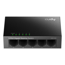 Комутатор Cudy GS105, 5 портовий Gigabit Metal Desktop Switch