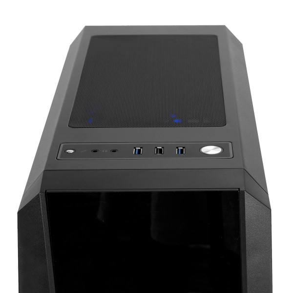 Корпус Chieftec SCORPION II GL-02B-OP ATX, без БЖ, Black