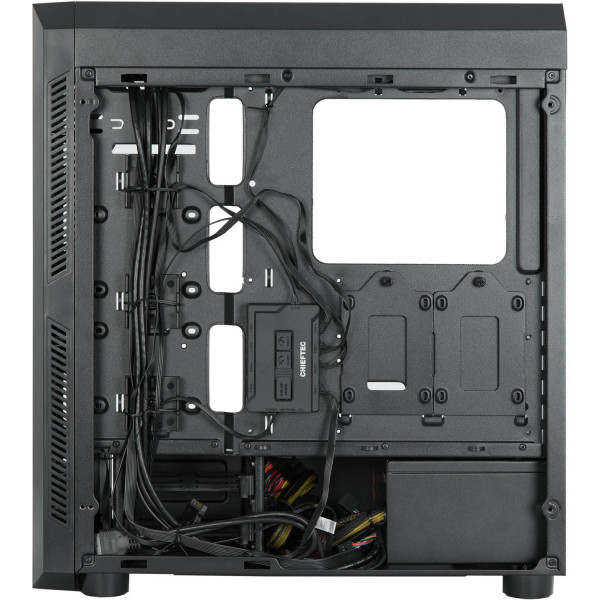 Корпус Chieftec SCORPION II GL-02B-OP ATX, без БЖ, Black