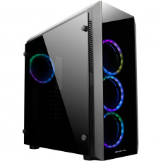 Корпус Chieftec SCORPION II GL-02B-OP ATX, без БЖ, Black