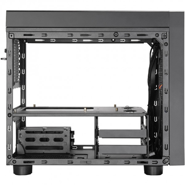 Корпус Chieftec THE CUBE CI-03B-OP, без БЖ, fan 20cm, mATX, Black